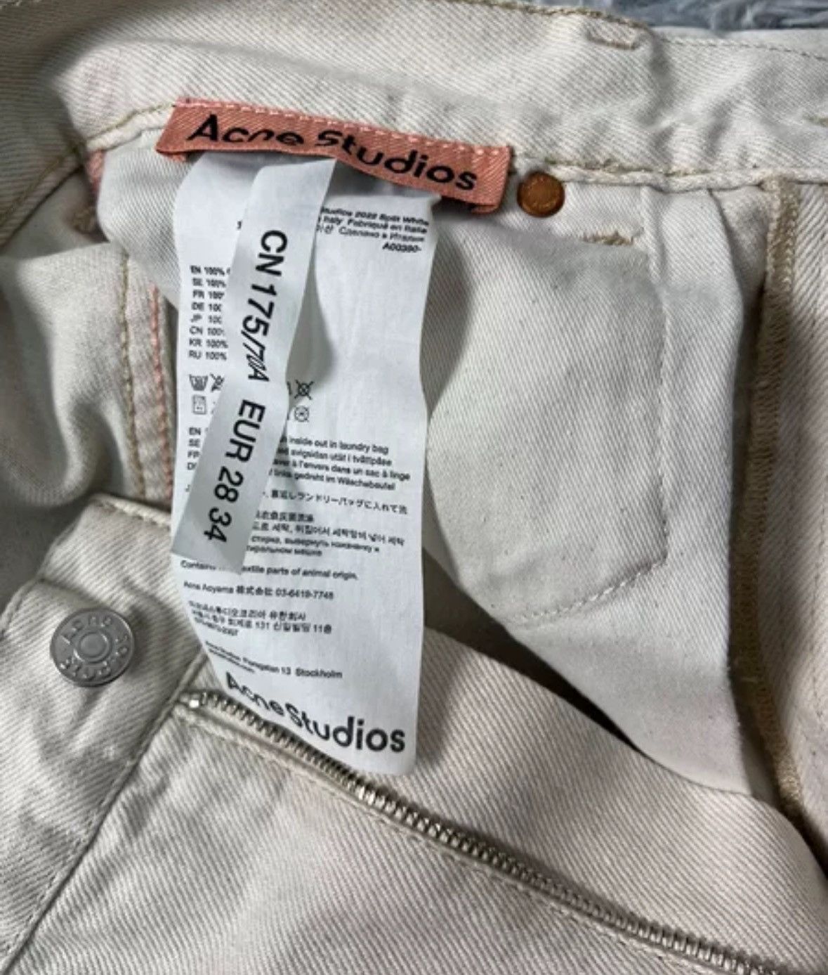 Acne Studios Acne studios Ripped white jeans 2412-Nextarrow Size US 28 / EU 44 - 9 Thumbnail
