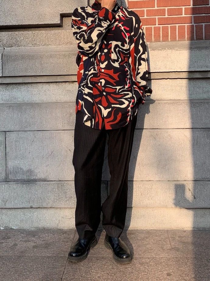 Our Legacy our legacy Long-sleeved floral shirt 2504-Nextarrow Size US M / EU 48-50 / 2 - 6 Thumbnail