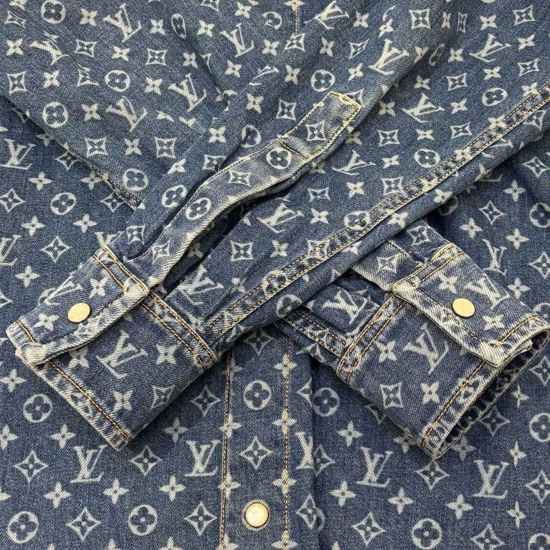 Louis Vuitton Louis Vuitton Denim Denim FW25 Full Print Shirt Size XS / US 0-2 / IT 36-38 - 6 Thumbnail
