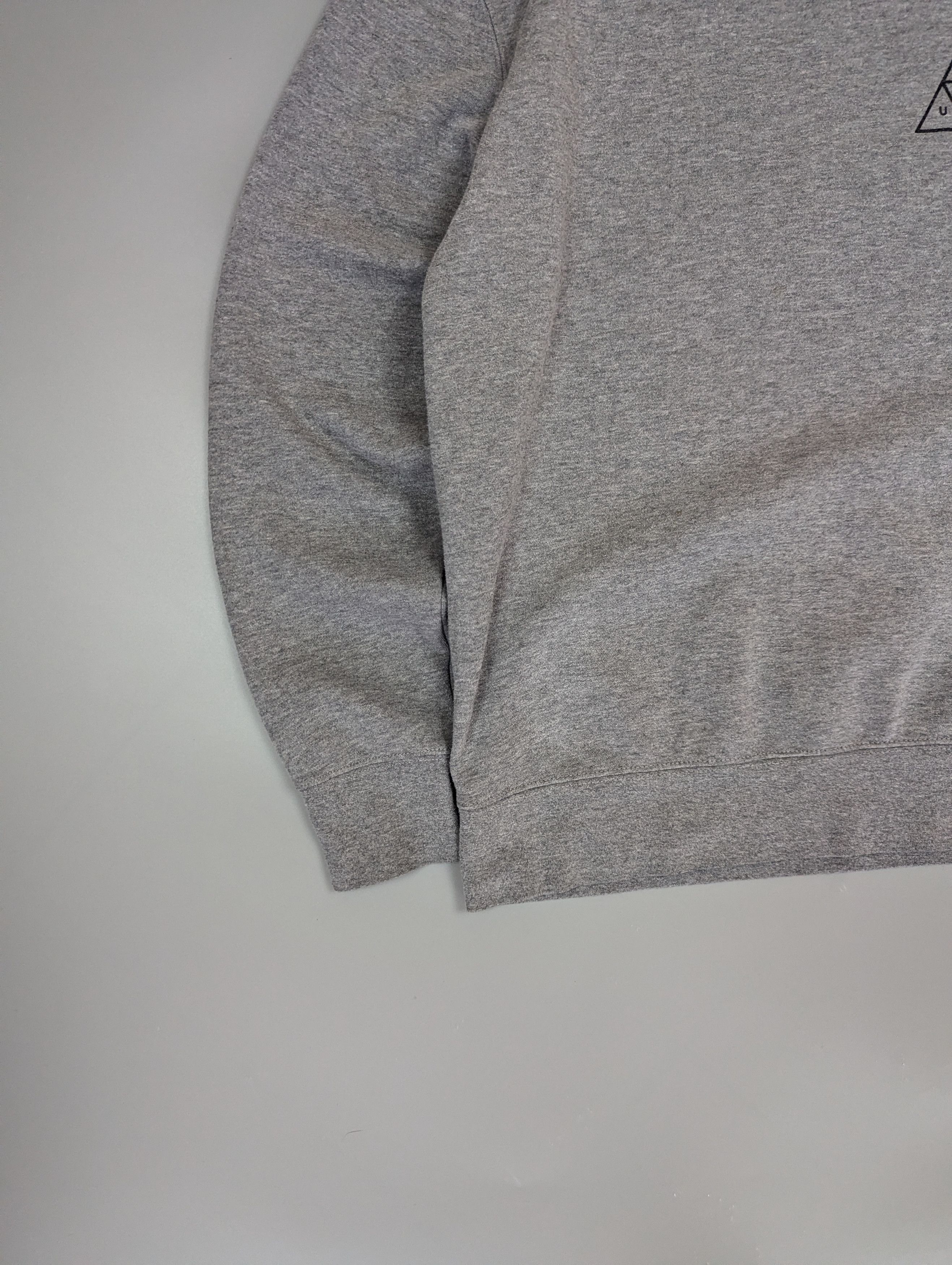 Huf HUF Essentials Triple Triangle Crewneck Sweatshirt Gray Sz S Size US M / EU 48-50 / 2 - 12 Thumbnail