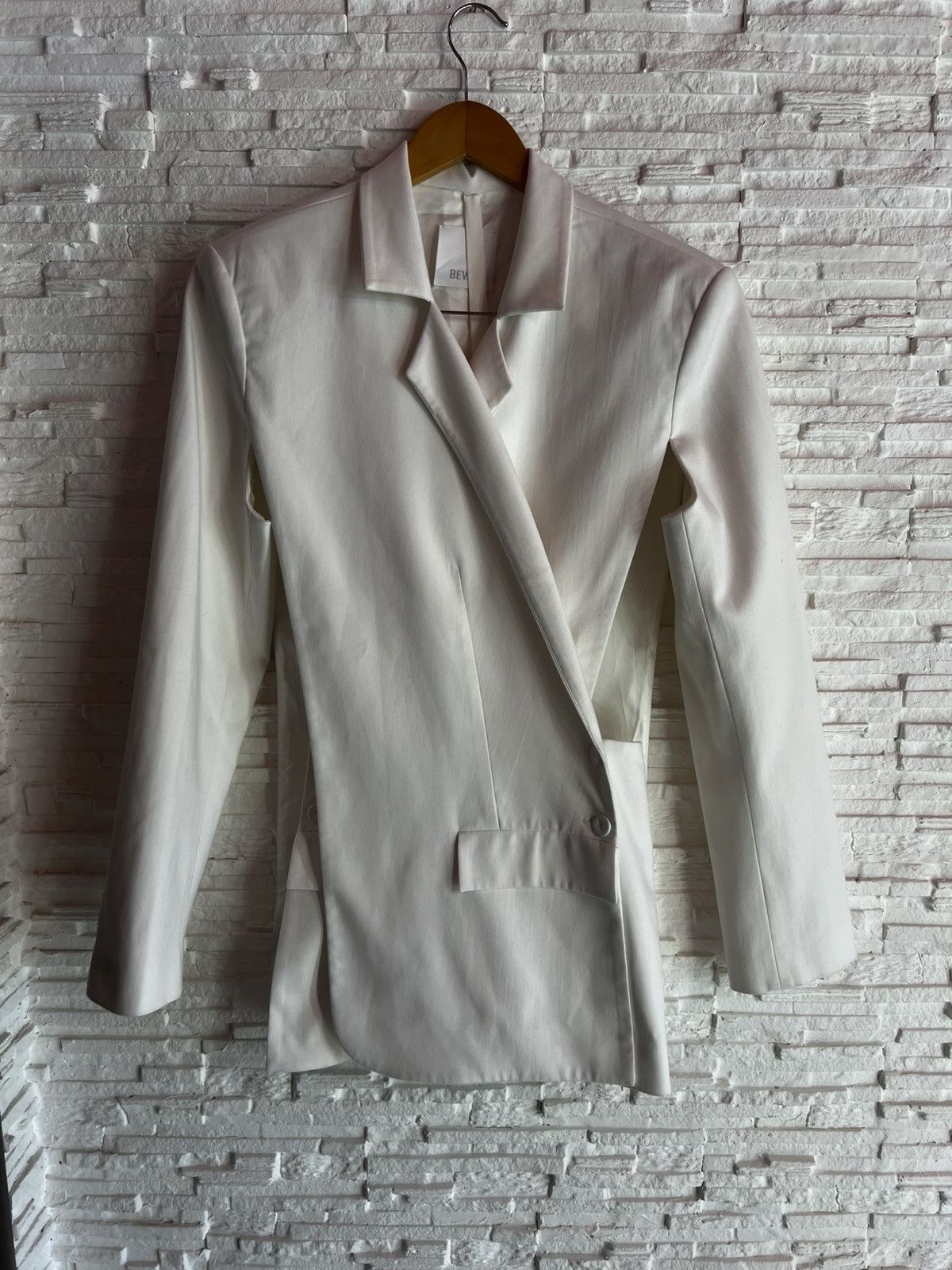 Bevza BEVZA Crossed Asymmetric Jacket White Size S Size S / US 4 / IT 40 - 5 Thumbnail