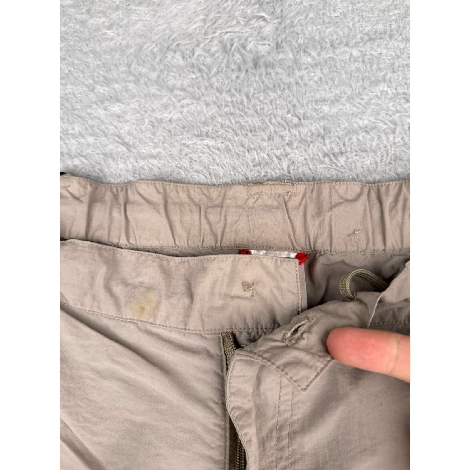The North Face The North Face Shorts Mens XL Beige Cargo 100% Nylon Stowable 9" READ Size US 36 / EU 52 - 7 Thumbnail