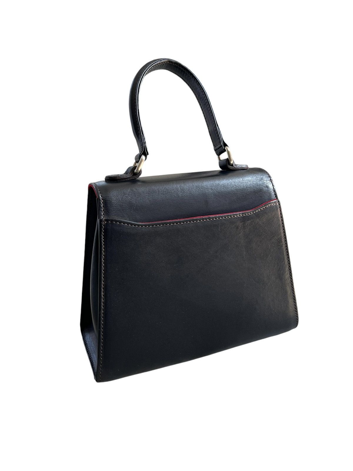 Jean Paul Gaultier 1980 Jean Paul Gaultier Leather Top Handle Bag Size ONE SIZE - 5 Thumbnail
