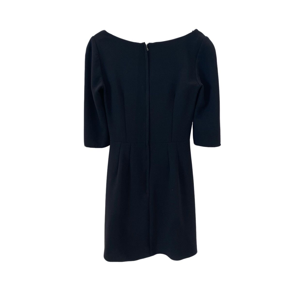 Dolce & Gabbana Dolce & Gabbana Black V-neck Half-sleeve Dress K26WX Size S / US 4 / IT 40 - 2 Thumbnail