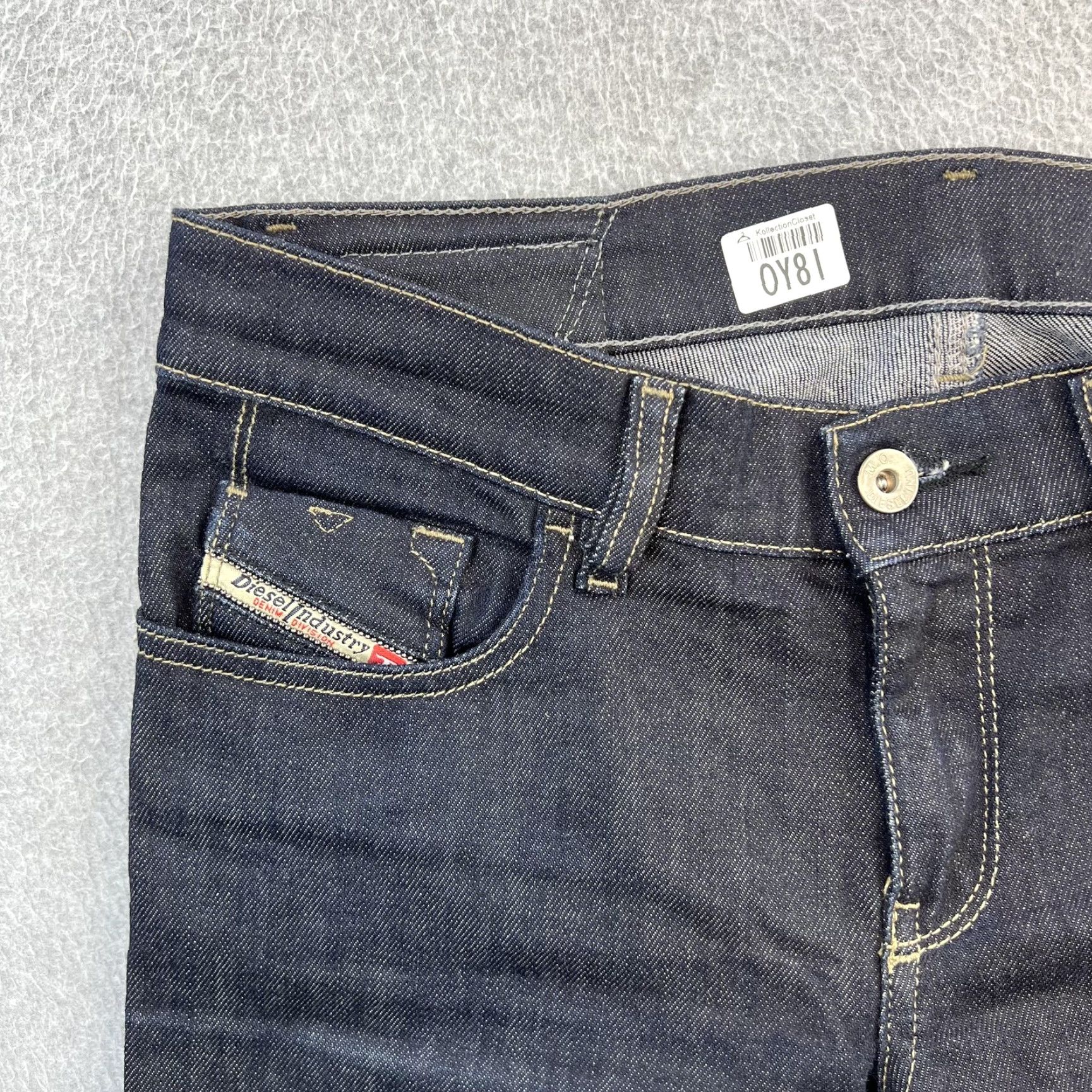 Diesel Diesel LIVY Jeans Womens 28 Blue Dark Wash Skinny Stretch Denim Classic Size 28" / US 6 / IT 42 - 5 Thumbnail
