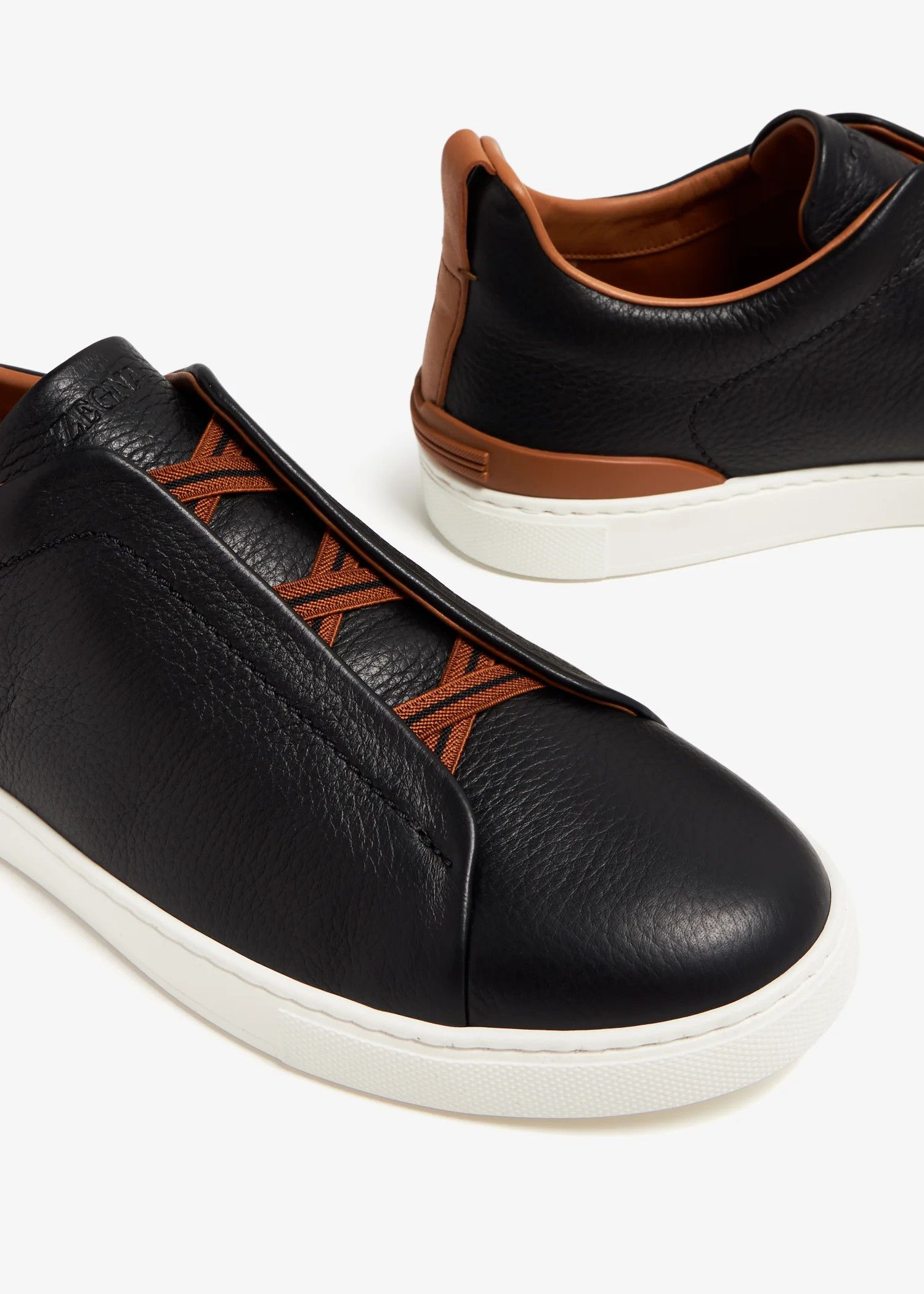 Ermenegildo Zegna o1s1rm0325 RLHCVO Triple Stitch™ Pelle di Cervo Sneakers Size US 7 / EU 40 - 3 Thumbnail
