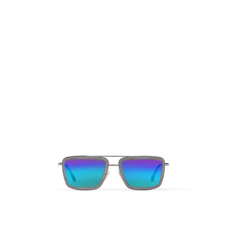 Louis Vuitton LV Super Vision Metal Square Sunglasses Size ONE SIZE - 2 Thumbnail