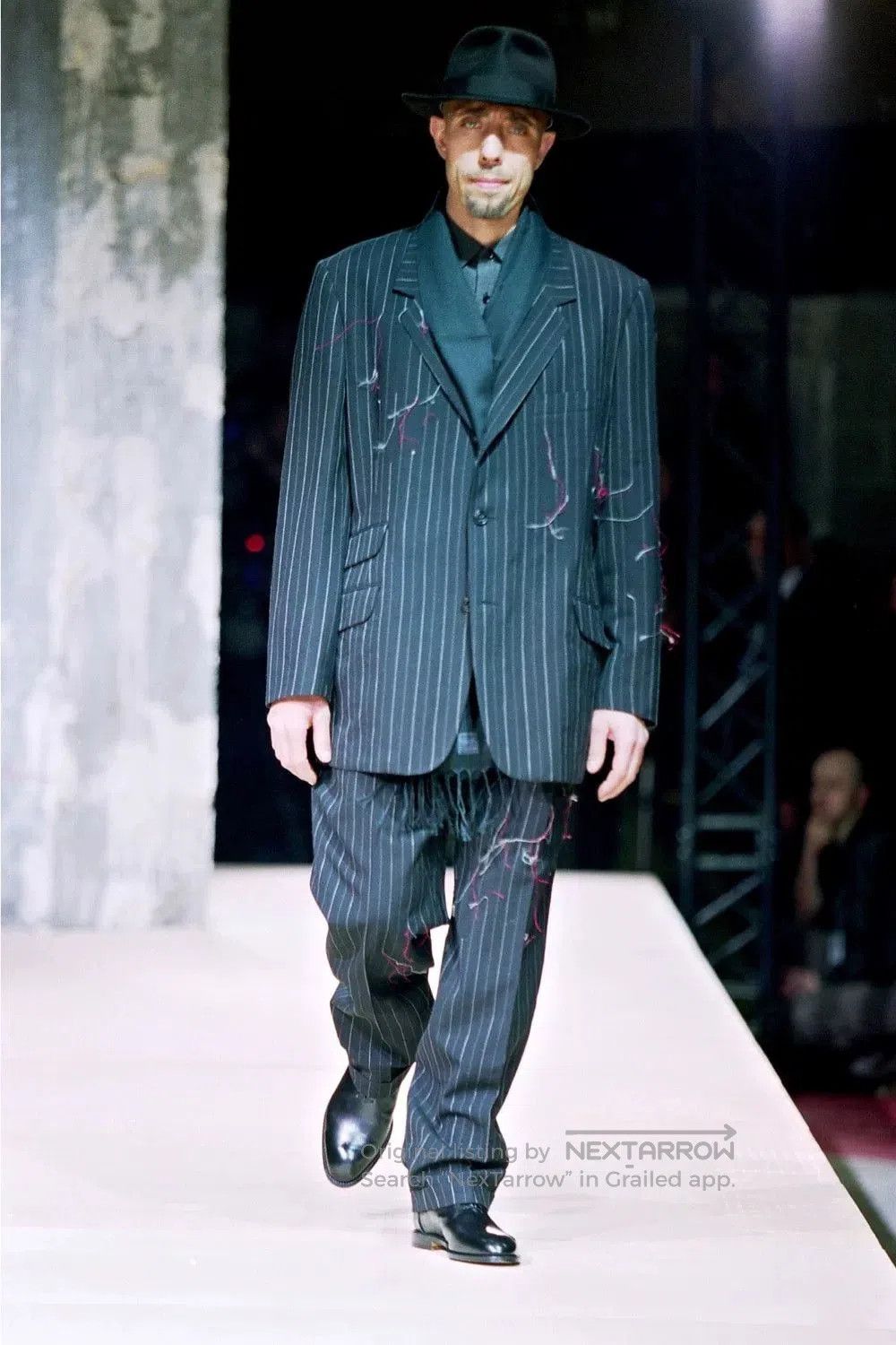 Yohji Yamamoto Yohji Yamamoto Striped Wool Trousers. Size US 40 / EU 56 - 3 Thumbnail