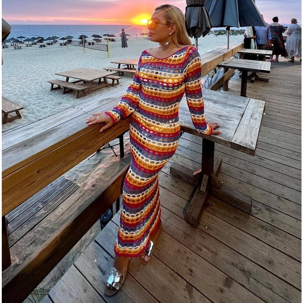 Mango LAST ONE!!! Mango Crochet Maxi Dress Resort Vacation NWT Size M / US 6-8 / IT 42-44 - 21 Thumbnail