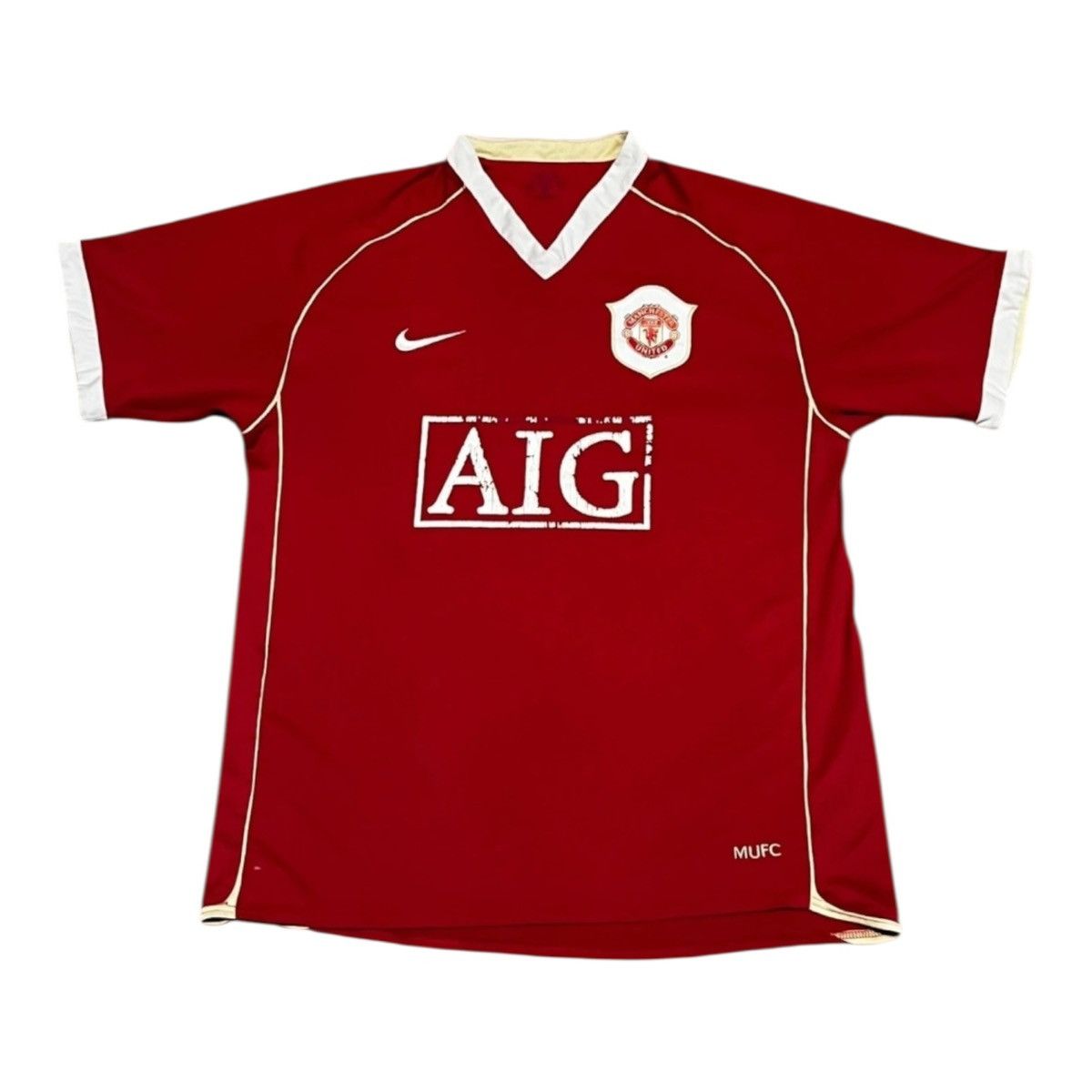 Nike Vintage Manchester United 2006/07 Home Jersey Size US L / EU 52-54 / 3 - 1 Thumbnail