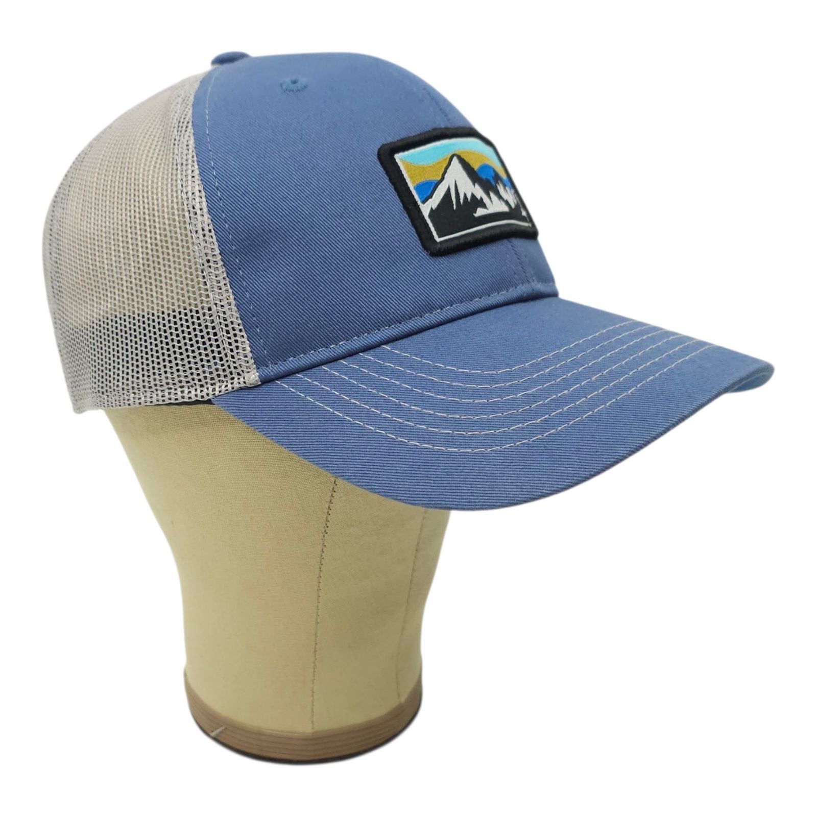 Other Mountains Grand Tetons Embroidered Patch Mesh Snapback Cap Size ONE SIZE - 3 Thumbnail