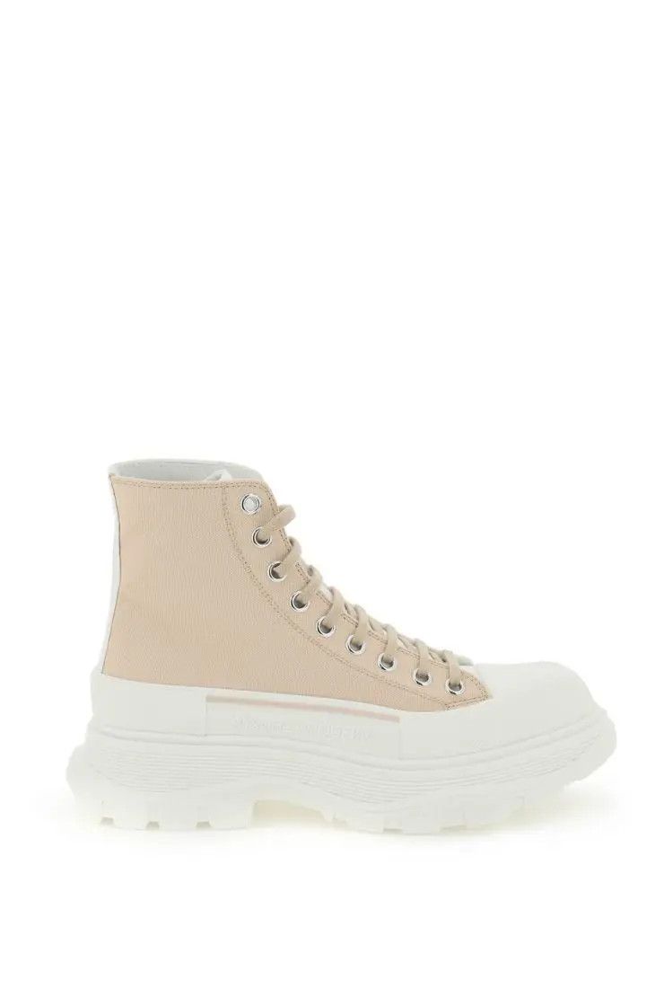 image of Alexander Mcqueen O1S22I1N0324 Ankle Boots In White/pink, Women's (Size 9)