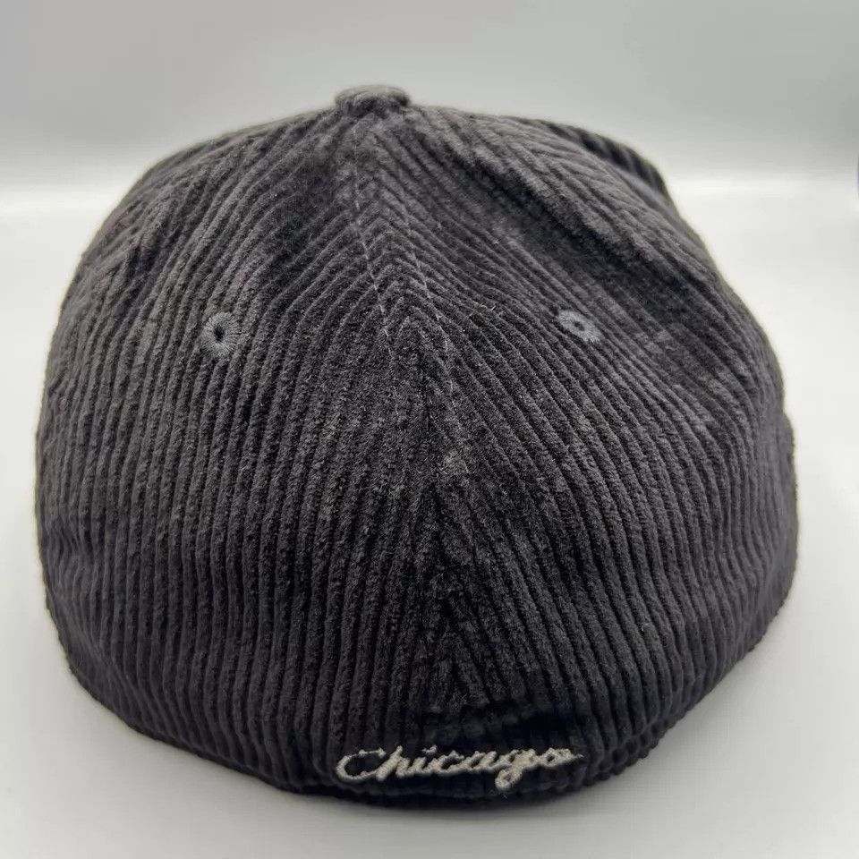 New Era Chicago Bulls Hat Men 7 3/8 Corduroy 59Fifty New Era Fitted Size ONE SIZE - 5 Thumbnail