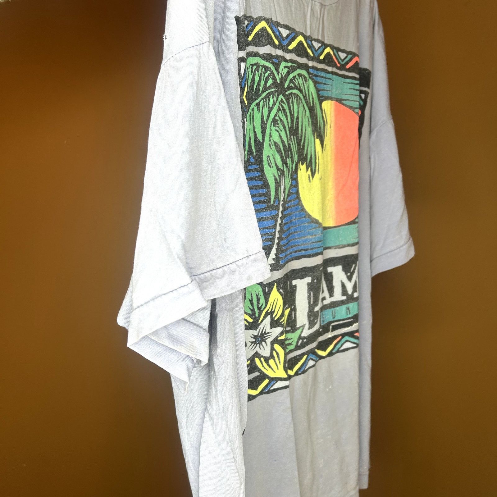 Vintage Vintage 90s Lamu Sunset T-Shirt Size US L / EU 52-54 / 3 - 6 Thumbnail