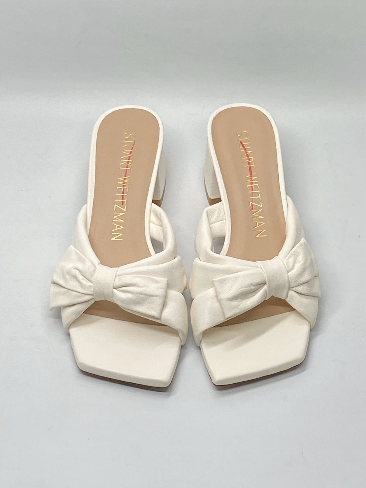 Stuart Weitzman Stuart Weitzman Slip On Bow Sandals size 7 Size US 7 / IT 37 - 2 Thumbnail