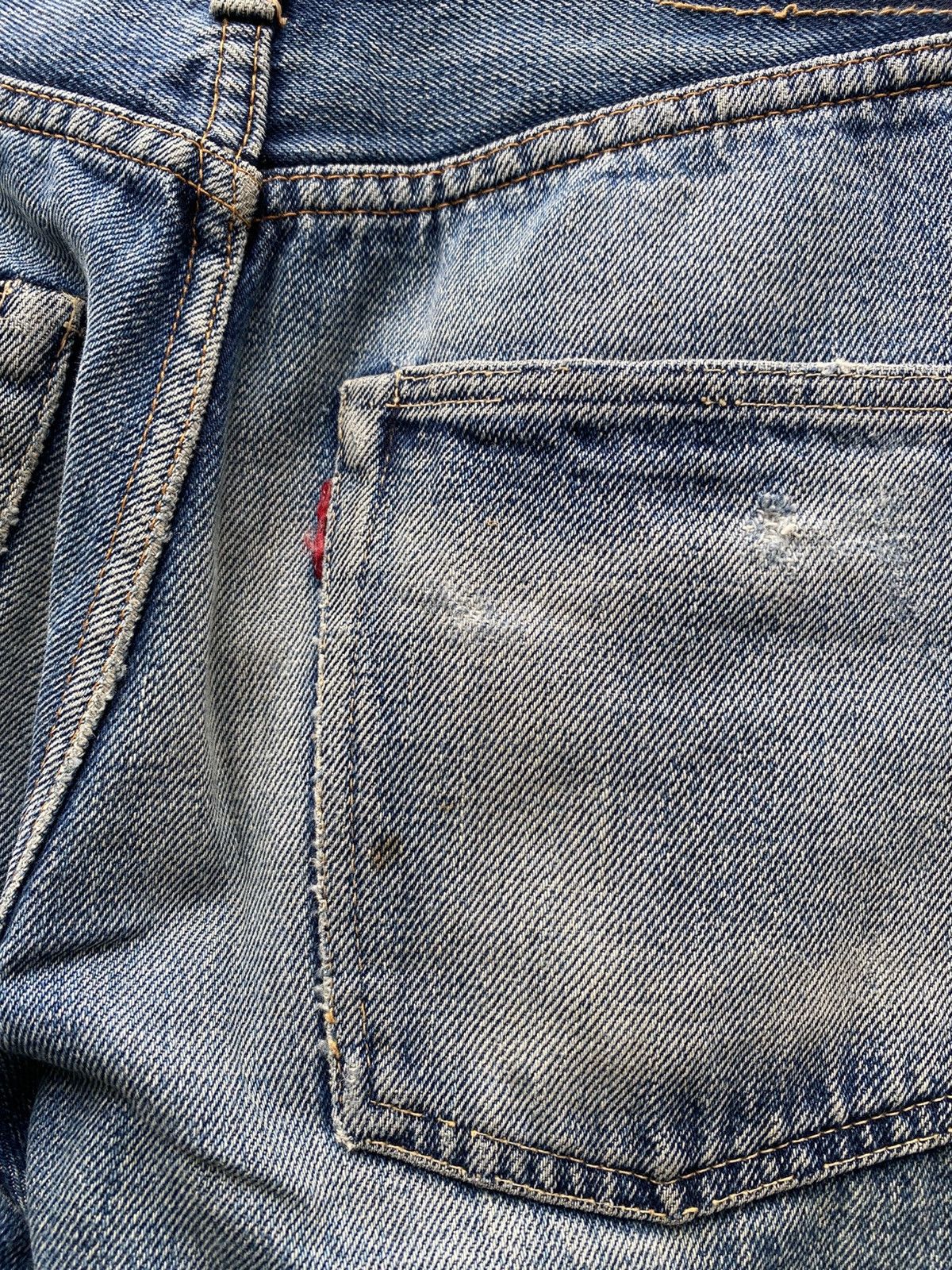 Denime × Japanese Brand × The Flat Head W29x32 denime redline distressed made in JAPAN Size US 29 - 6 Thumbnail