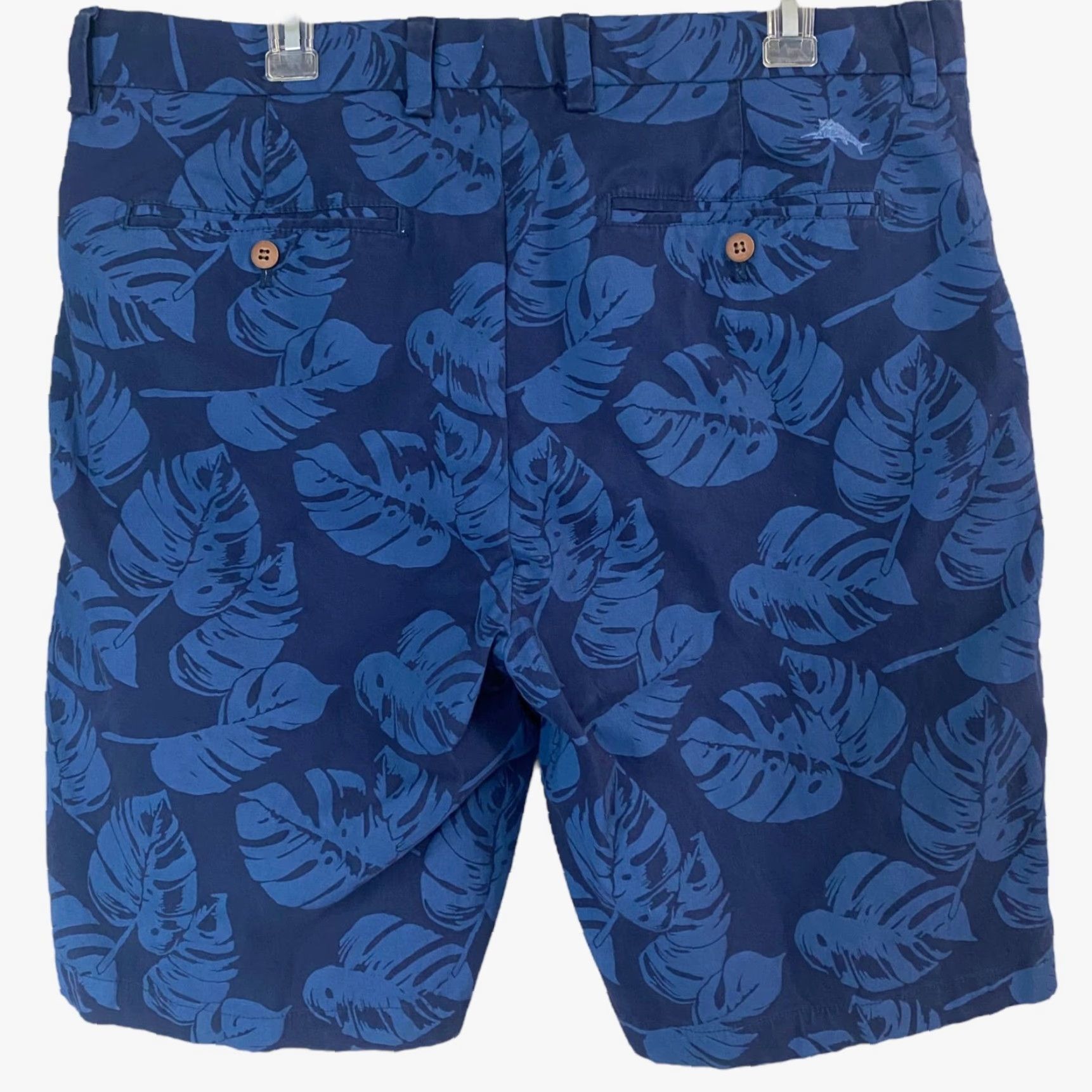 Tommy Bahama VINTAGE Tommy Bahama Shorts Puerto Real Fronds Blue Tropical Leaf Print Mens 38 Size US 38 / EU 54 - 6 Thumbnail