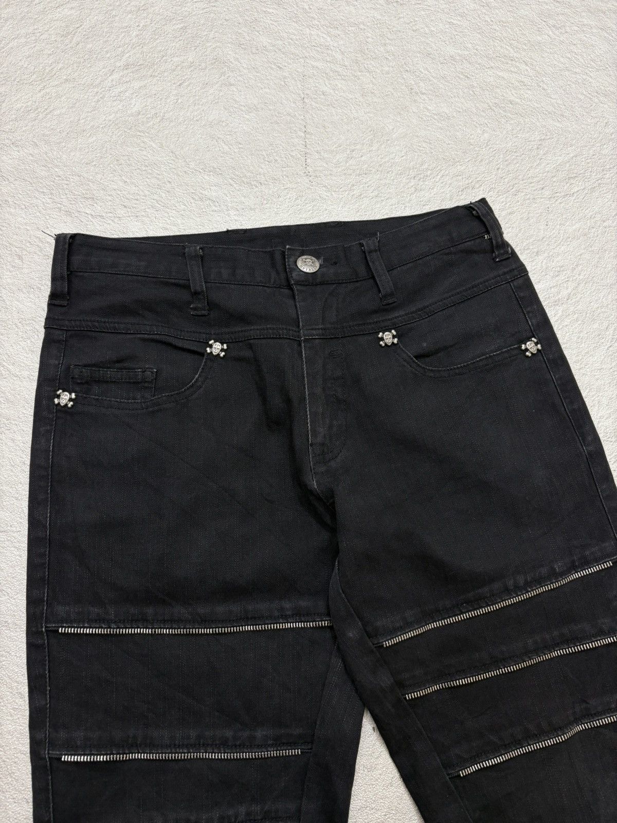 Undercover 2000s Franki morrele milan skull pants Vkei style Size US 29 - 3 Thumbnail