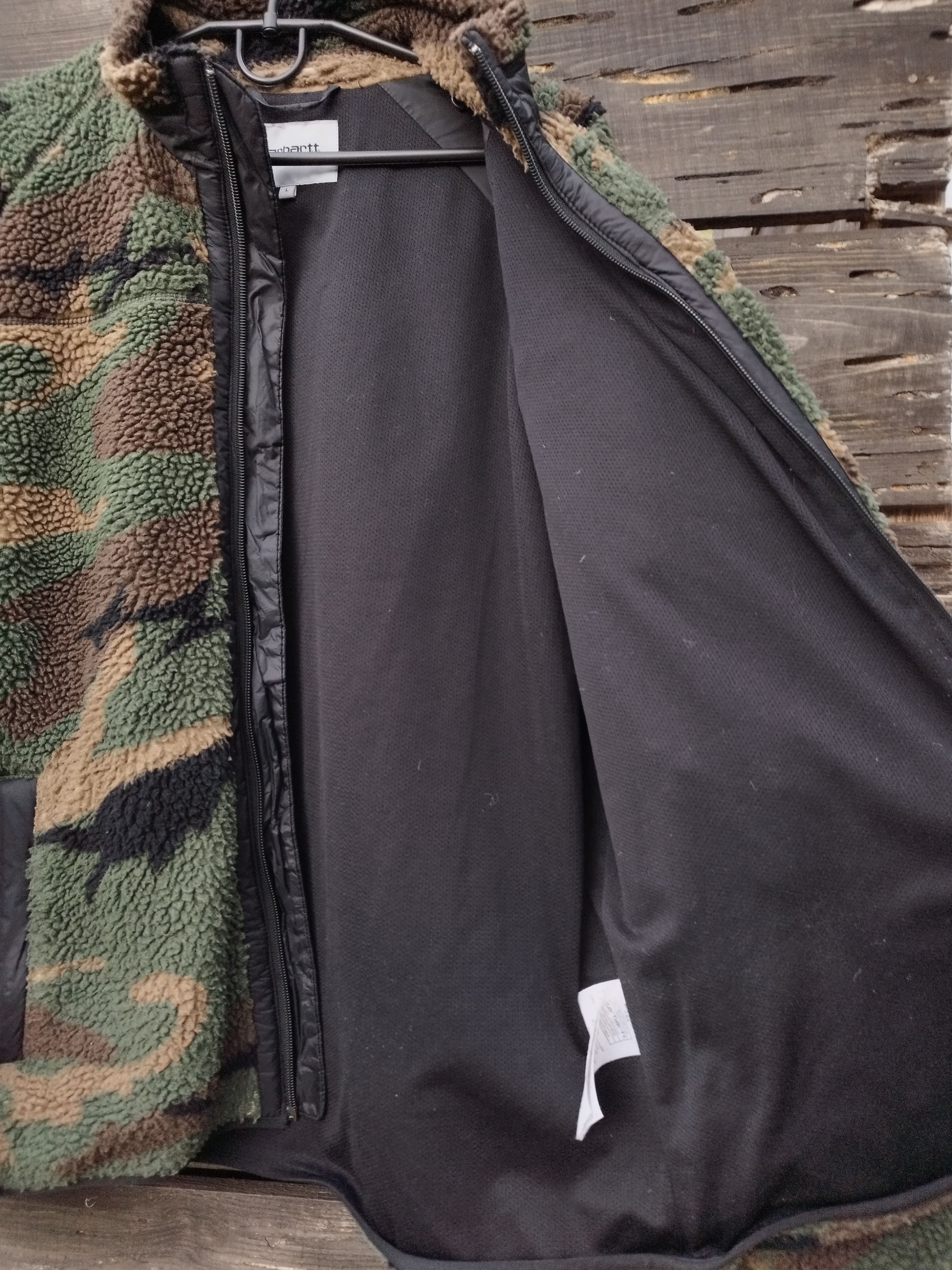 Carhartt Wip Carhartt WIP Prentis Liner Camo Fleece Jacket Camouflage Size US L / EU 52-54 / 3 - 15 Thumbnail