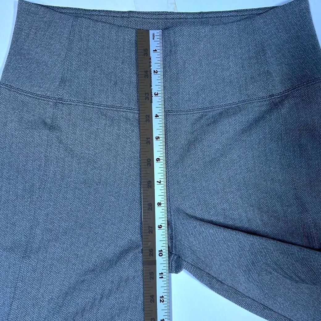 Athleta Athleta Leggings Womens Medium Gray Delancey Hereingbone Compression Pants Size 32" / US 10 / IT 46 - 8 Thumbnail