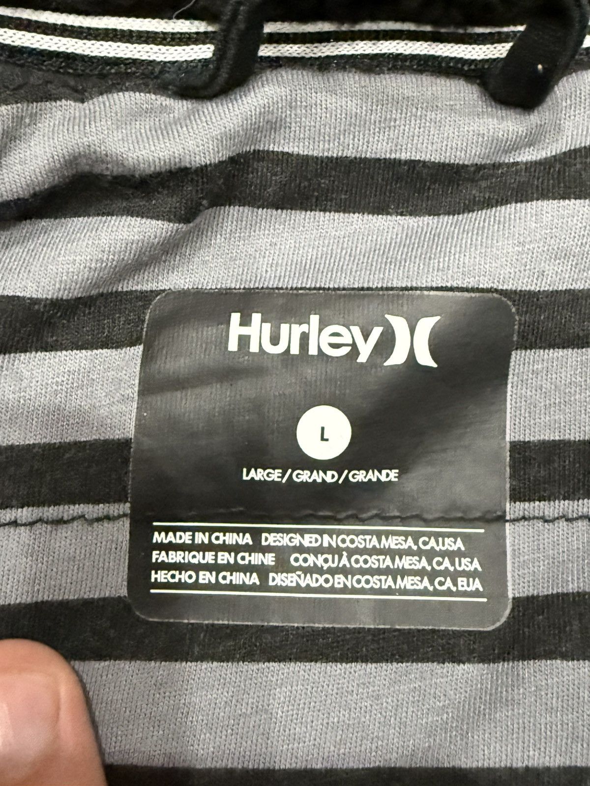 Hurley Hurley Striped Jacket Size US L / EU 52-54 / 3 - 5 Thumbnail