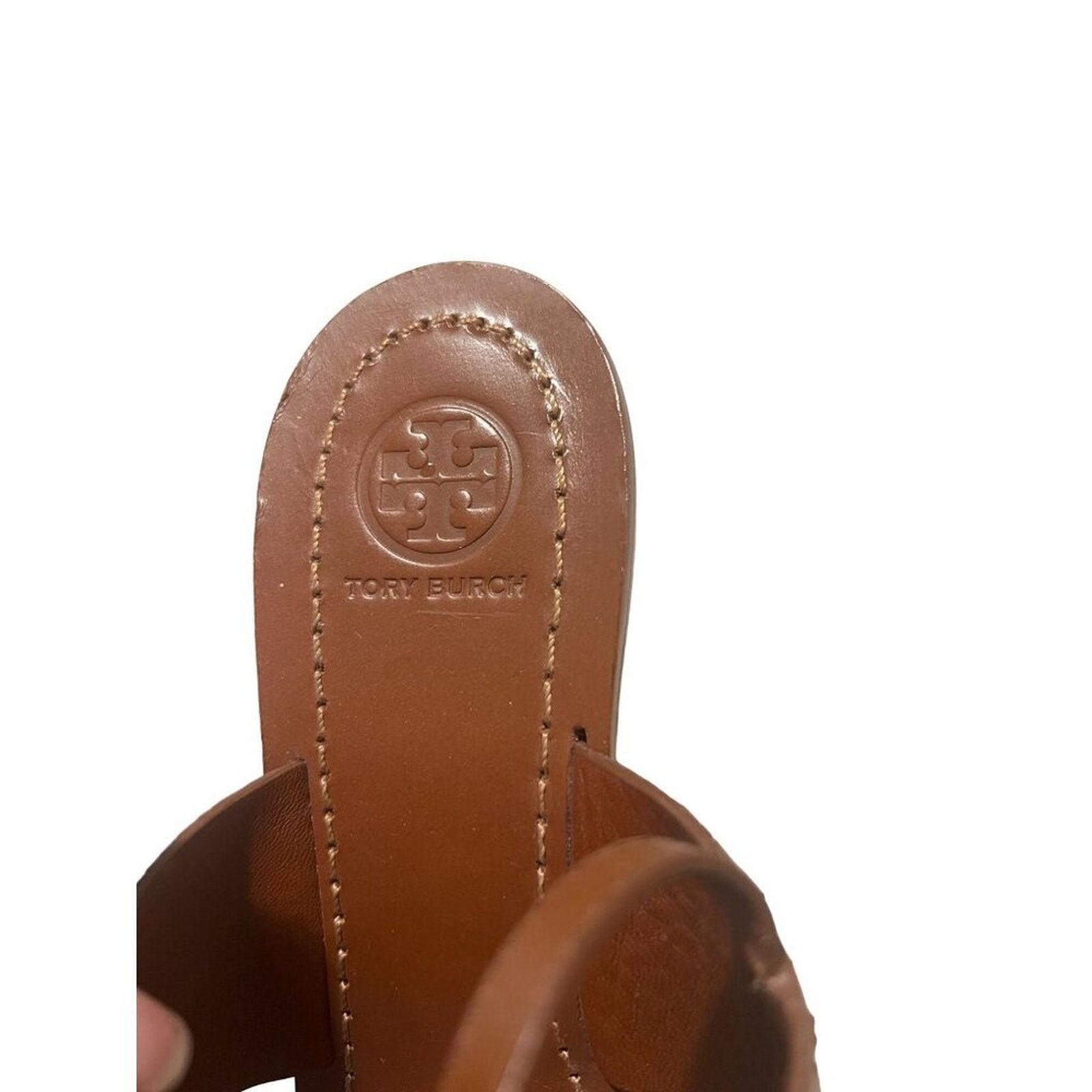 Tory Burch Tory Burch Heeled Open Toe Sandals 9.5 M Leather Size US 9.5 / IT 39.5 - 10 Thumbnail