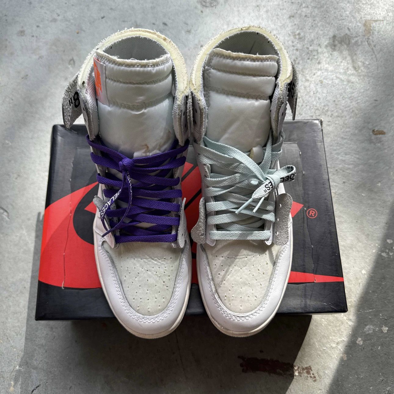Nike × Off-White Nike x Off White Jordan 1 High ‘OG White’ 2018 Size US 11 / EU 44 - 3 Thumbnail