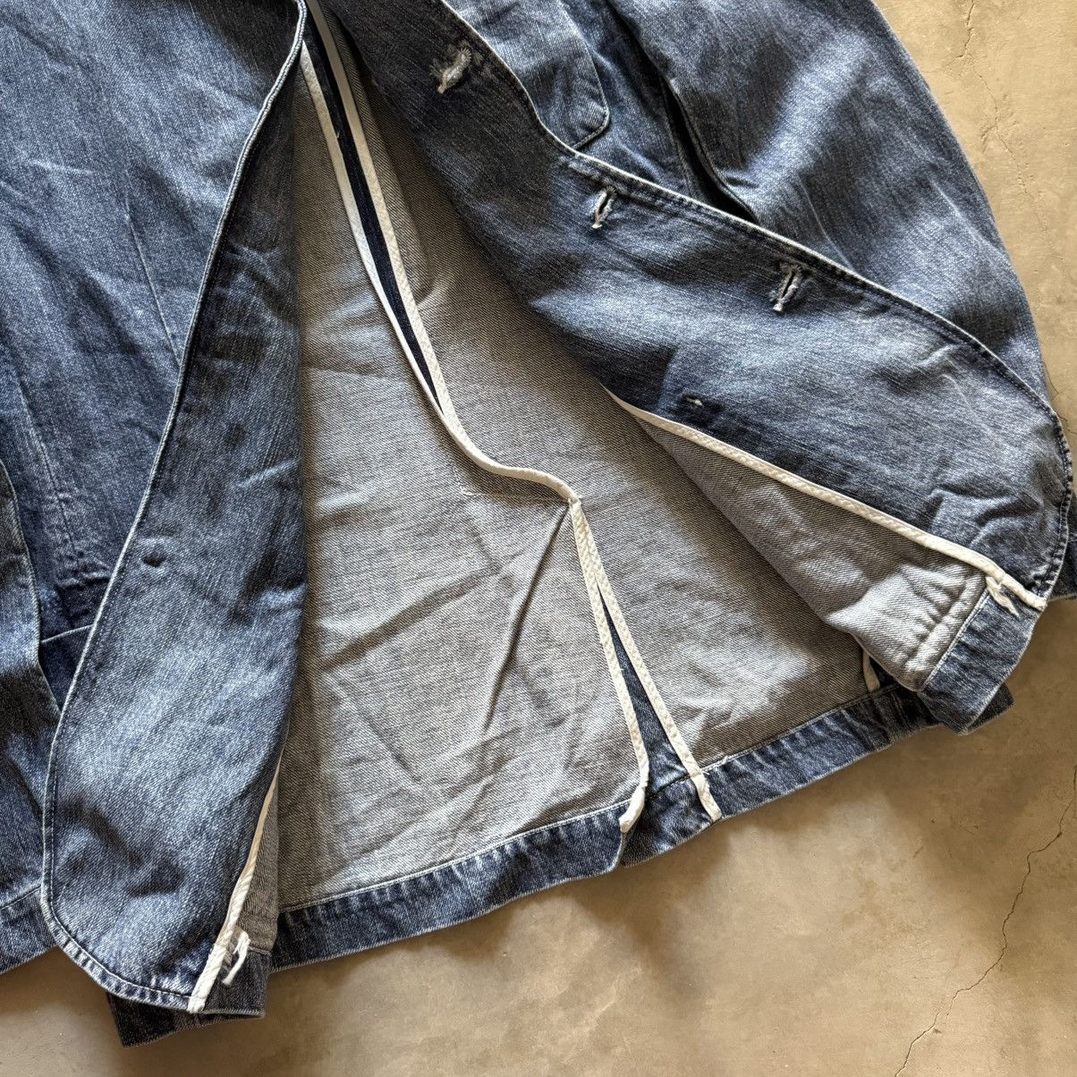 Rugby Ralph Lauren Vintage Ralph Lauren Rugby Selvedge Denim 3-Button Jacket Size US M / EU 48-50 / 2 - 7 Thumbnail