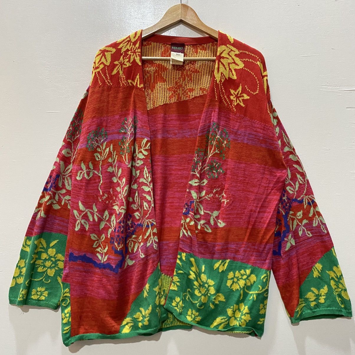 If Six Was Nine × Japanese Brand × Kenzo VERY RARE KENZO CARDIGAN Size M / US 6-8 / IT 42-44 - 1 Thumbnail