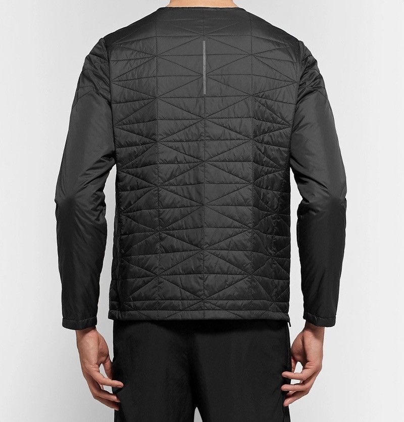 Nike Nike Running - Quilted Waterproof Shell Jacket - Men - Black Size US M / EU 48-50 / 2 - 4 Thumbnail