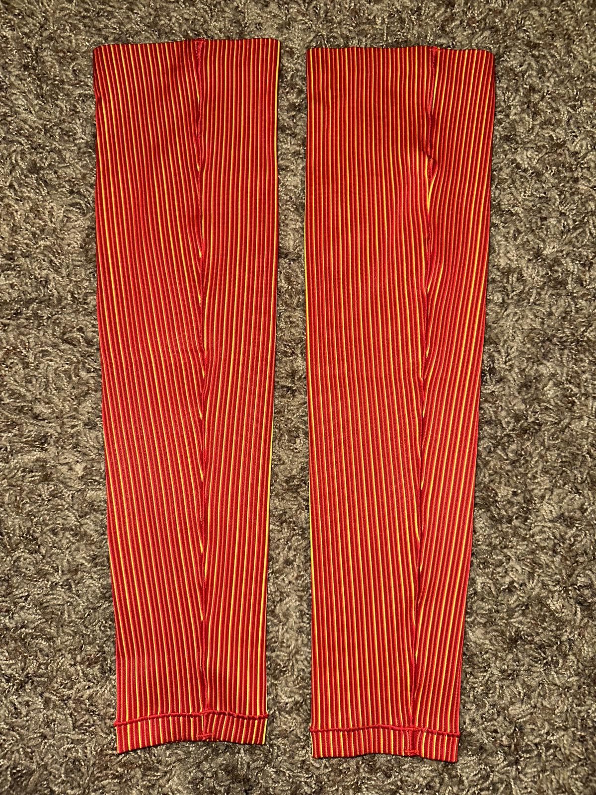 Nike Nike Pro Olympic issue Elite Running Arm Sleeve Red/Yellow Size ONE SIZE - 3 Thumbnail