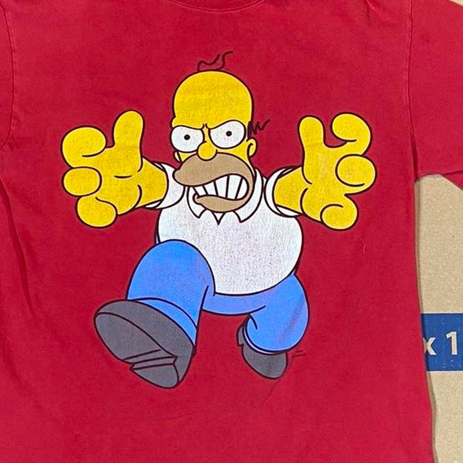 Disney Modern homer simpson red tee shirt Size US S / EU 44-46 / 1 - 3 Thumbnail