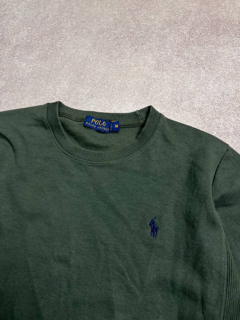Vintage Vintage Polo Ralph Lauren Green Boxy Sweatshirt M Size US M / EU 48-50 / 2 - 4 Thumbnail