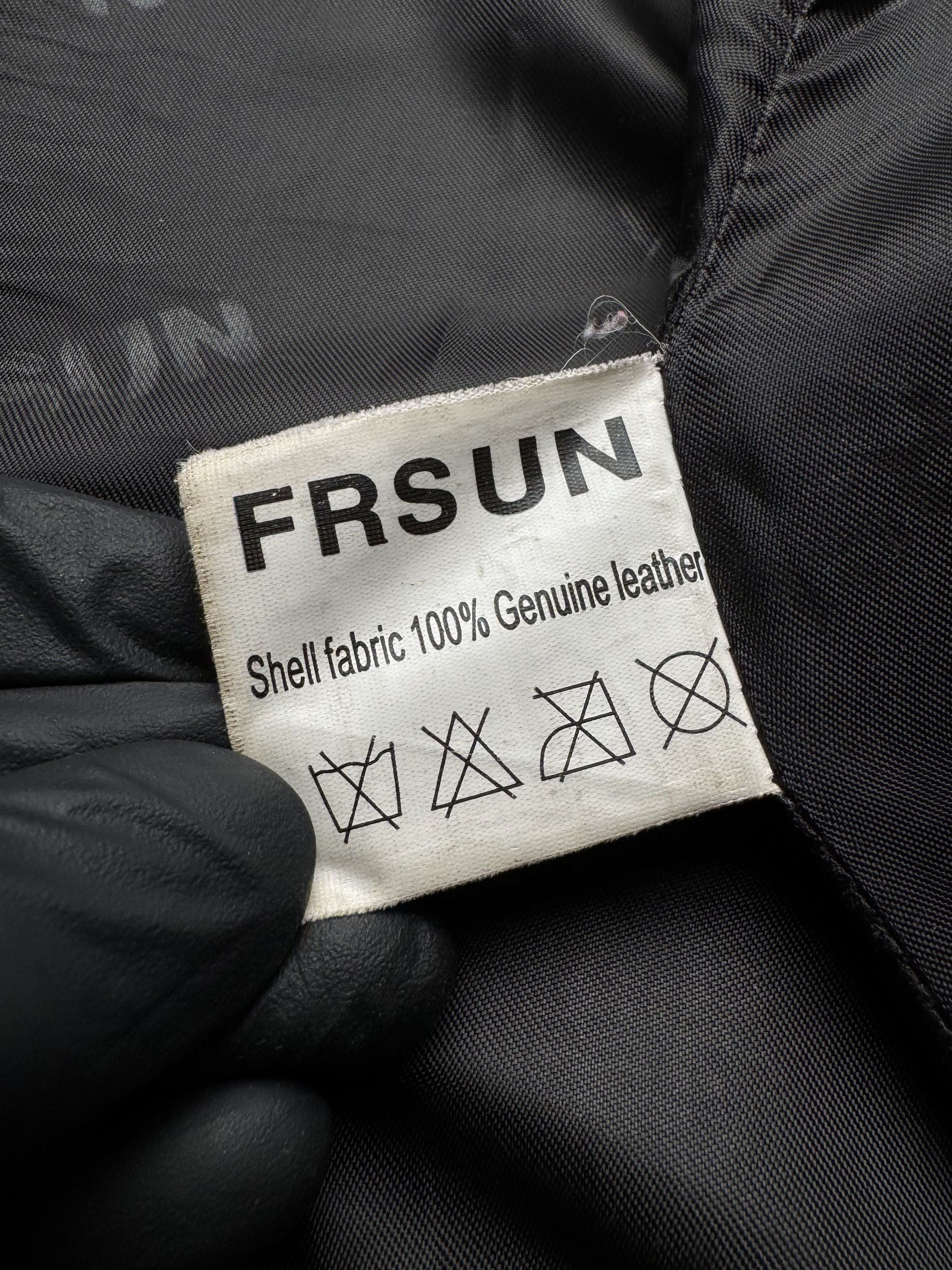 Vintage Vintage Leather Long Coat Zip Front Minimalist Jacket Size XL / US 12-14 / IT 48-50 - 8 Thumbnail
