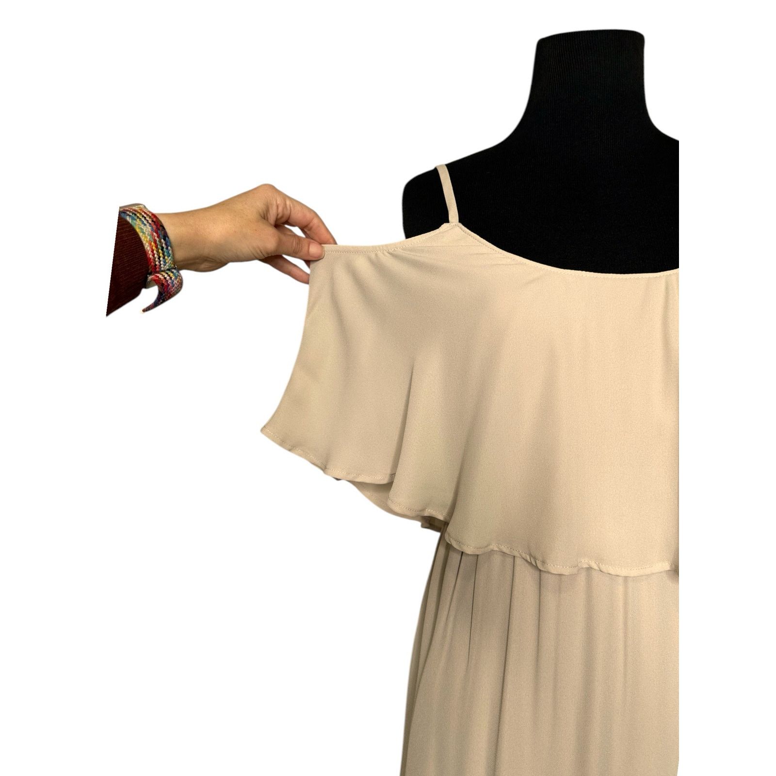 Show Me Your MuMu Show Me Your Mumu Caitlin Ruffle Maxi Dress Size XS Size XS / US 0-2 / IT 36-38 - 9 Thumbnail