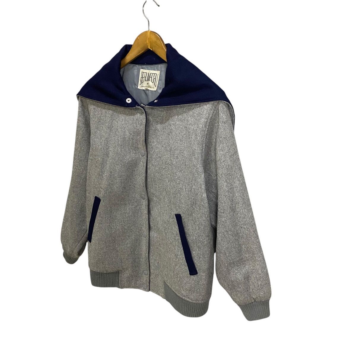 Vintage Vintage 80s letterman hoodie varsity jacket Size US M / EU 48-50 / 2 - 3 Thumbnail