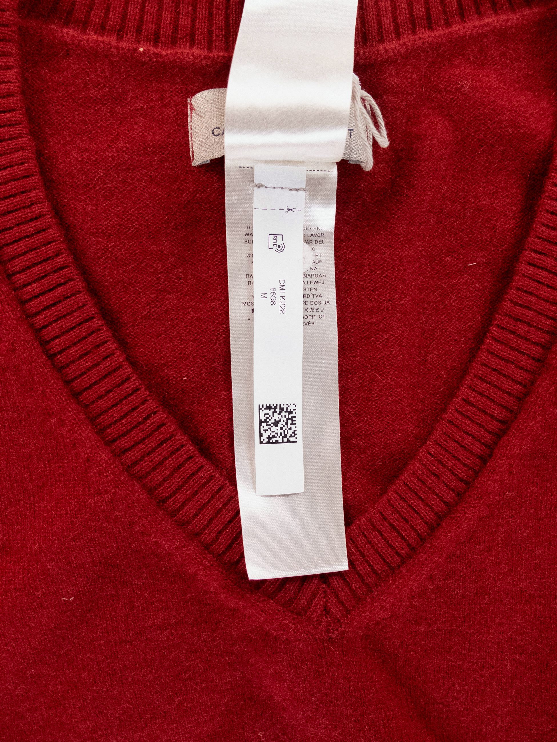 Other FALCONERI red cashmere v-neck side slit sweater Medium Size M / US 6-8 / IT 42-44 - 4 Thumbnail