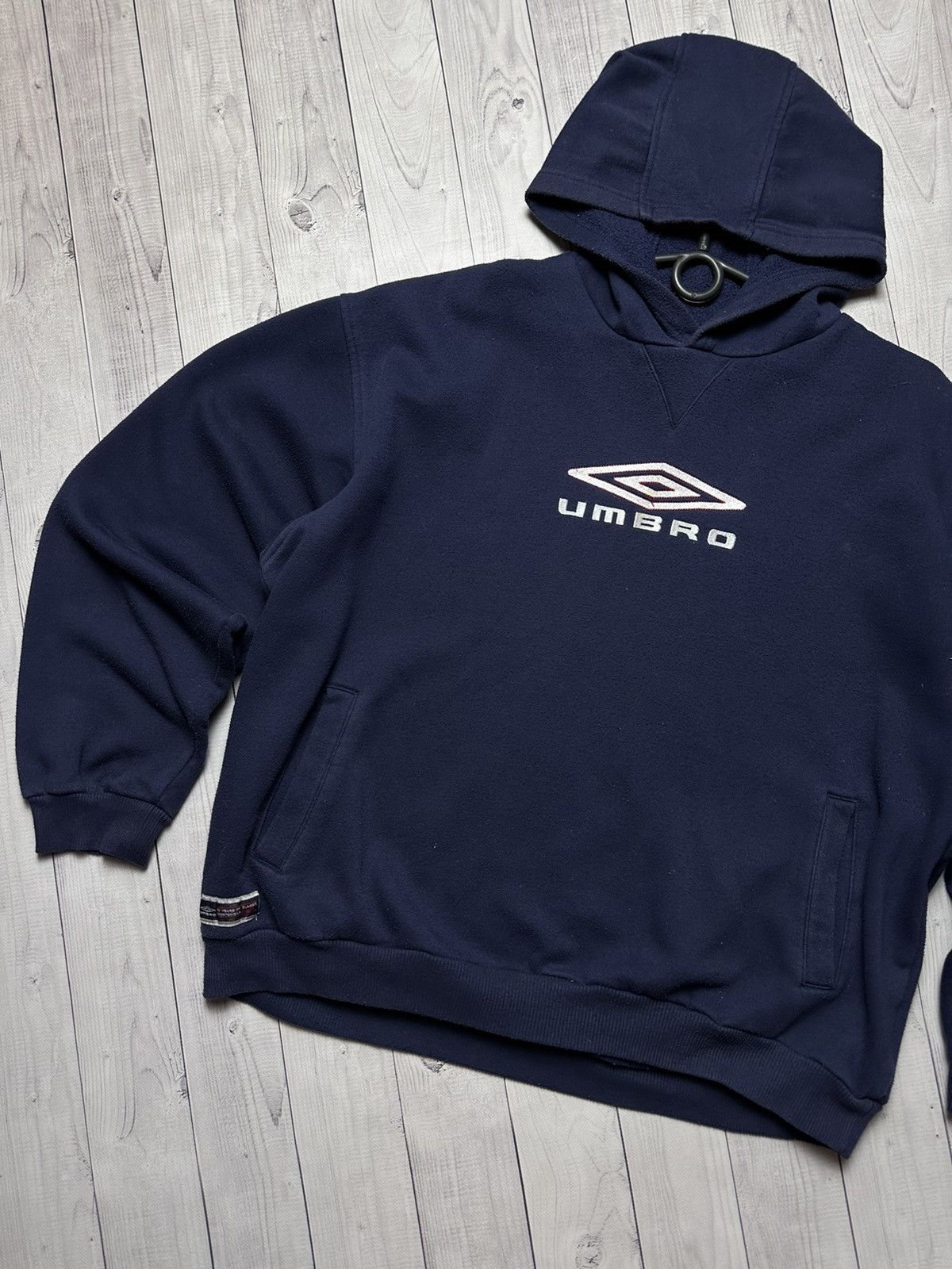 Umbro × Vintage Vintage Umbro fleece hoodie size XL logo Size US XL / EU 56 / 4 - 2 Thumbnail