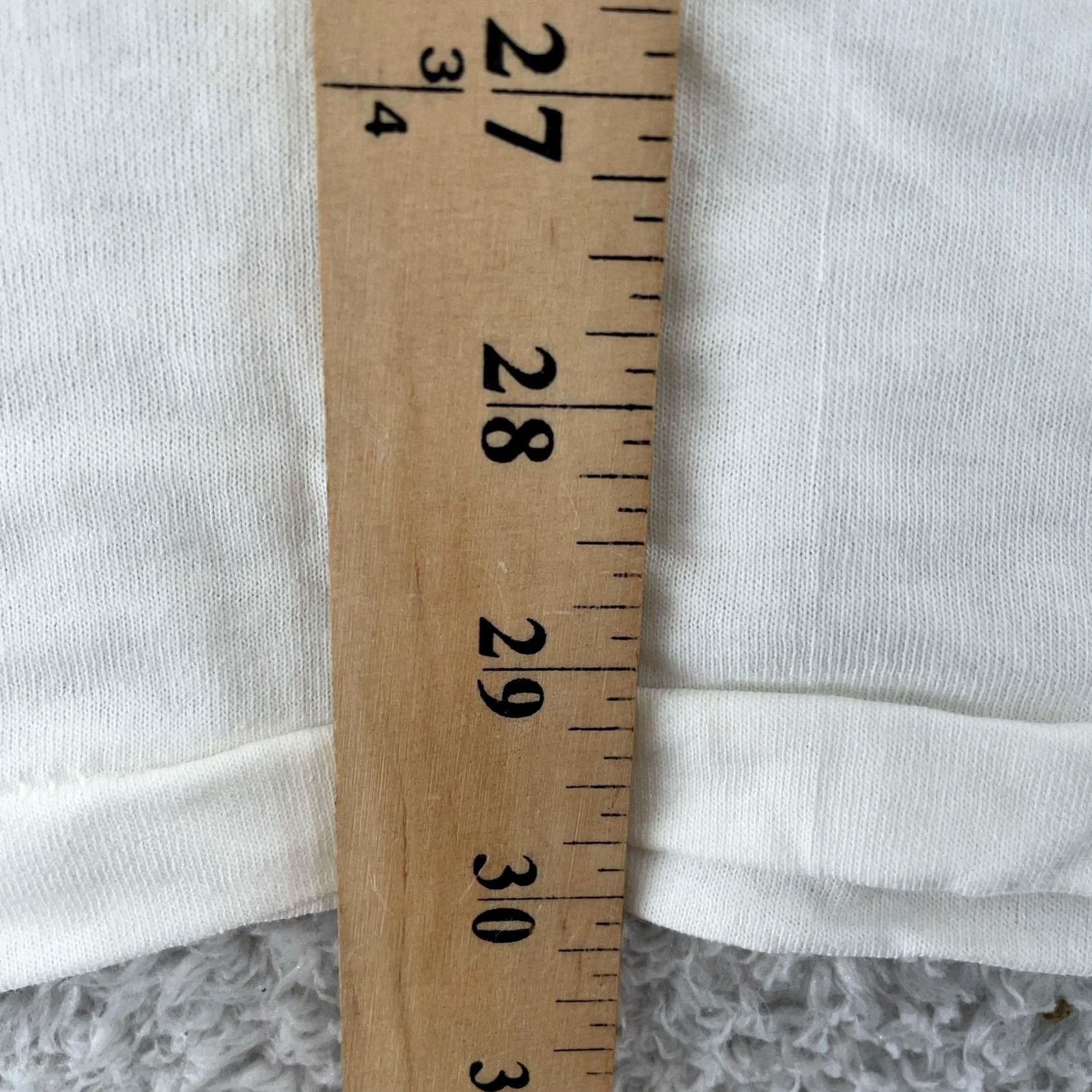 Hanes VINTAGE Hanes Shirt Mens M White Cotton Crewneck Short Sleeve Tee Size US M / EU 48-50 / 2 - 6 Thumbnail