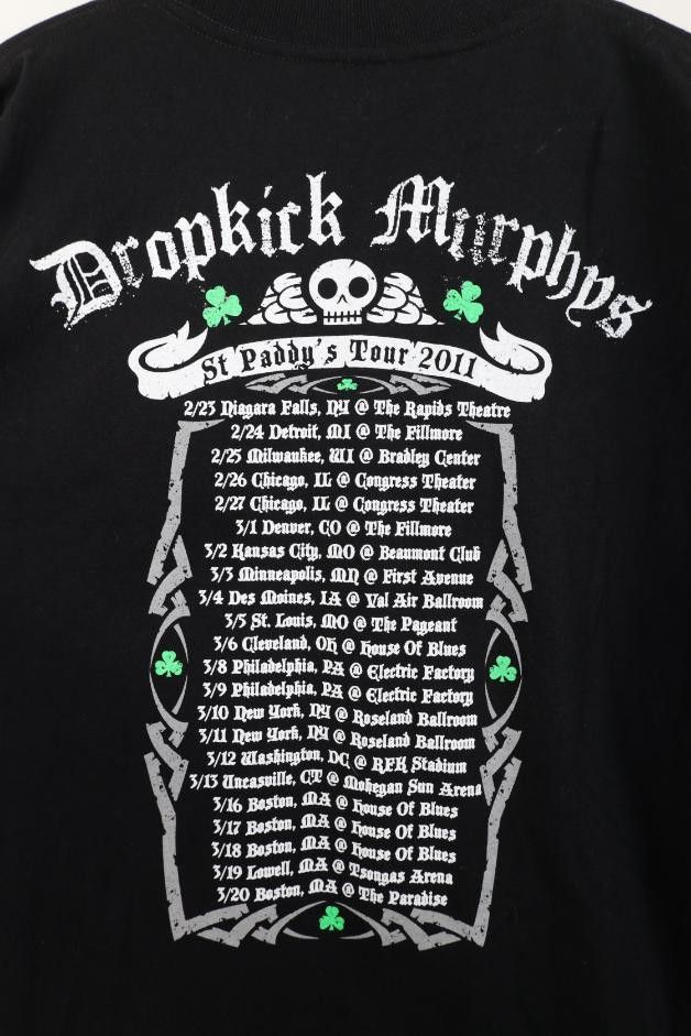Vintage Vintage Y2K 2011 Dropkick Murphys Band T-Shirt Black USA Size US XL / EU 56 / 4 - 12 Thumbnail