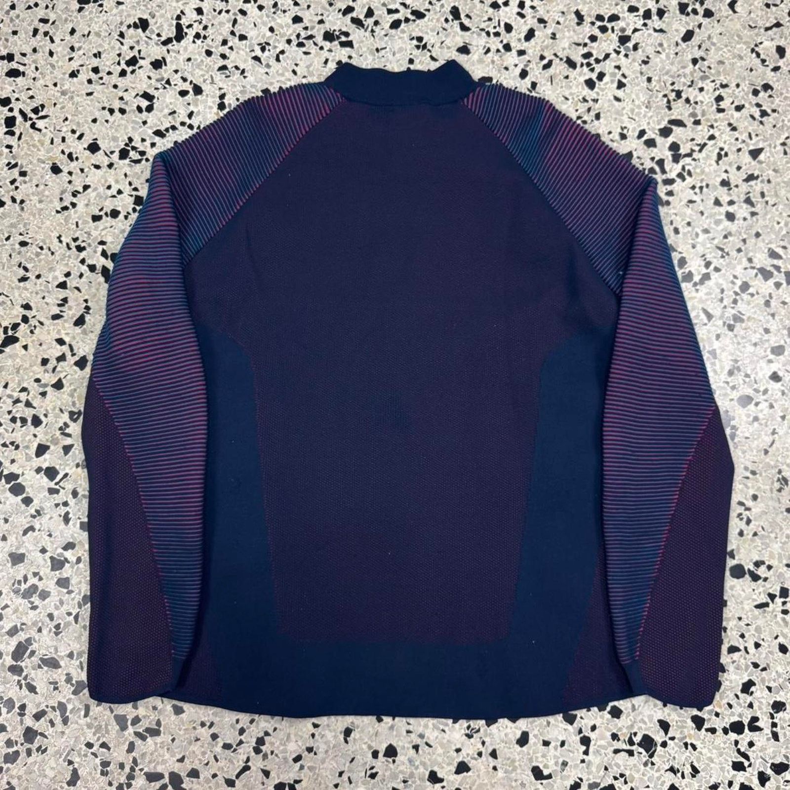 Nike × Vintage VINTAGE NIKE TECH KNIT DYNAMIC REVEAL VARSITY TRACK JACKET: Size US XL / EU 56 / 4 - 4 Thumbnail