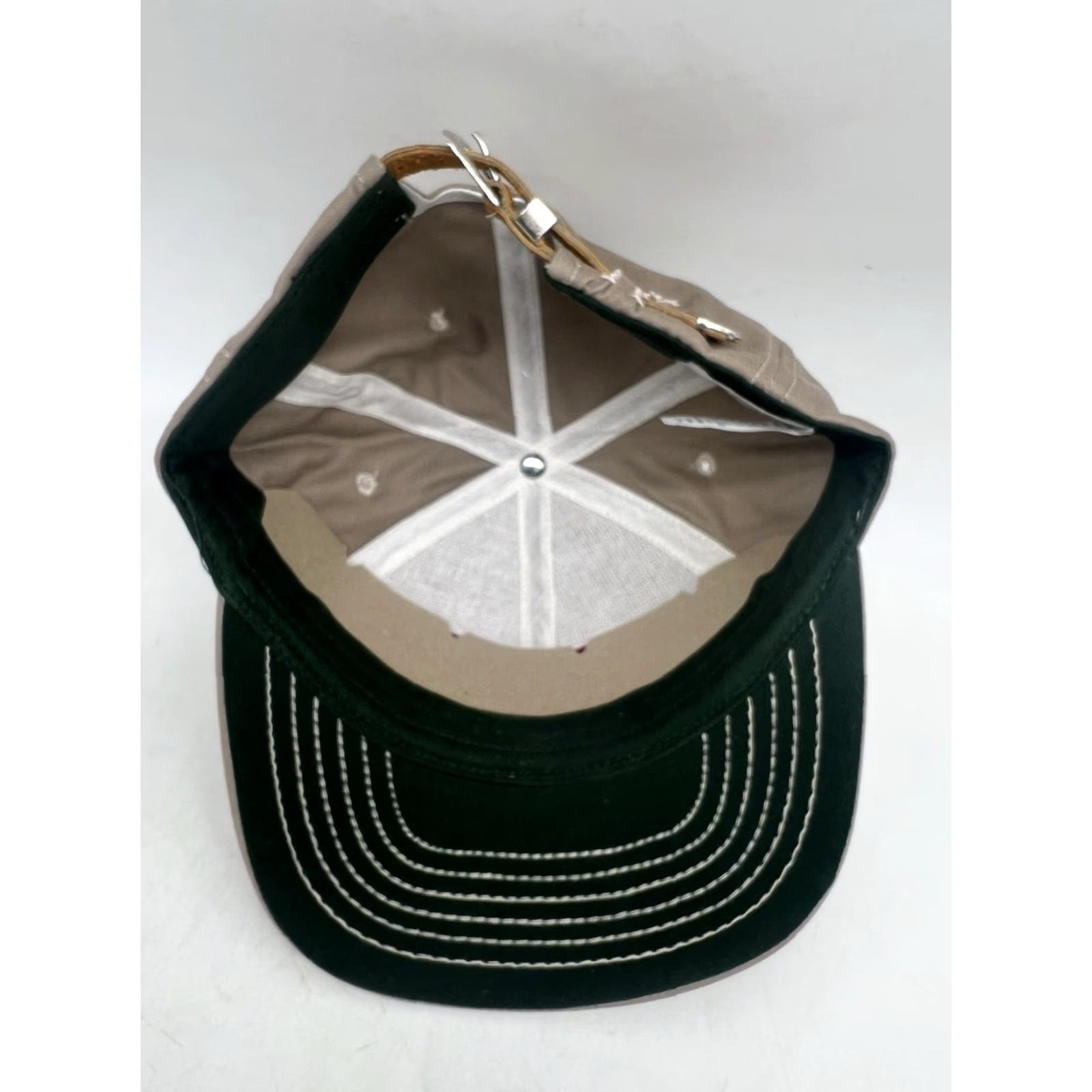 Budweiser VINTAGE Budweiser 1996 Team Roping Trucker Hat One Size Beige Adjustable Western Rodeo Mens Size ONE SIZE - 6 Thumbnail