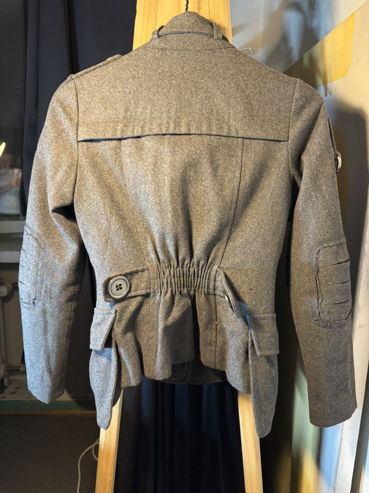 Ports 1961 Grey cropped coat PORTS Size XS / US 0-2 / IT 36-38 - 4 Thumbnail
