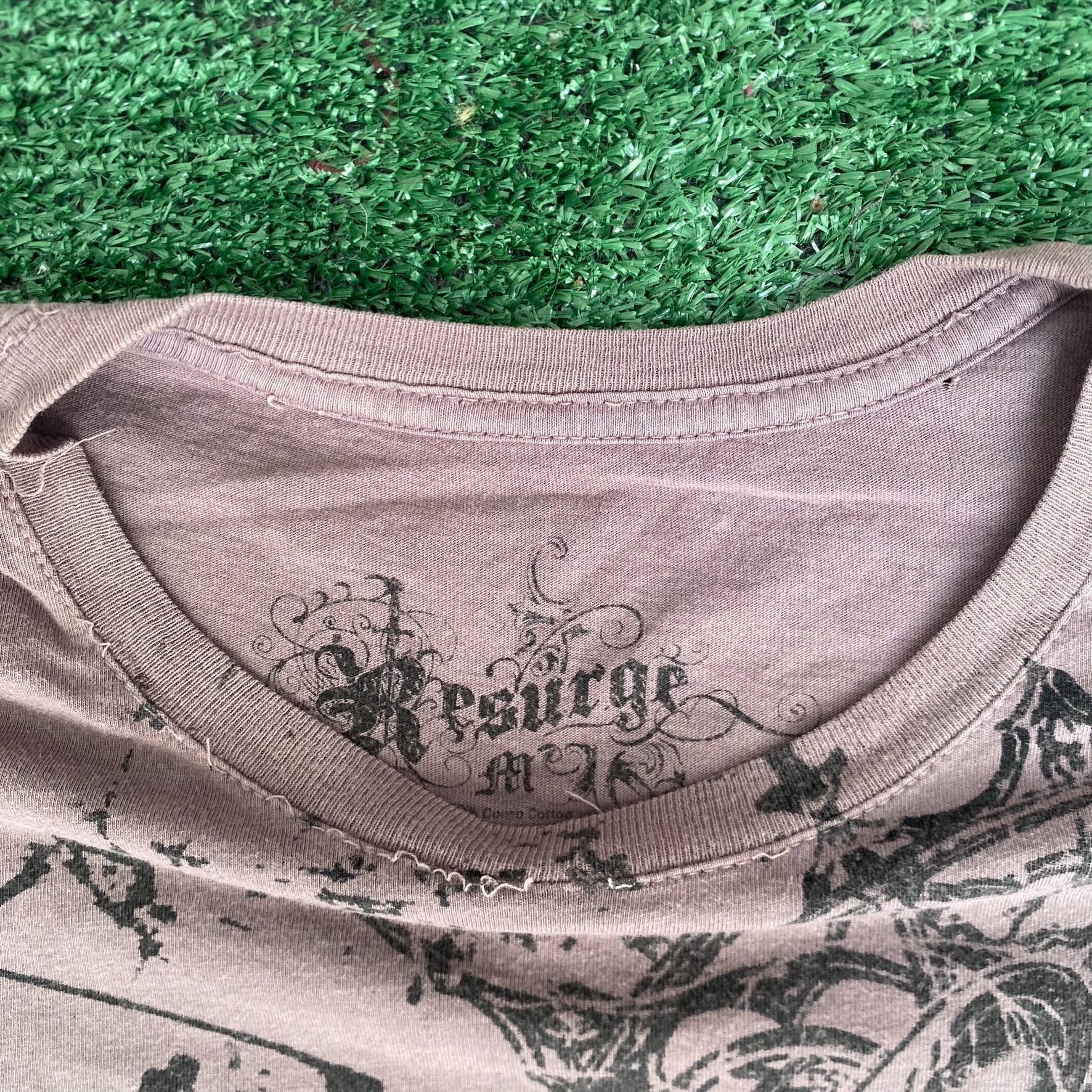 Vintage Vintage Y2K Gothic AOP Shirt Skull Punk Angel All Over Tee Size US M / EU 48-50 / 2 - 5 Thumbnail