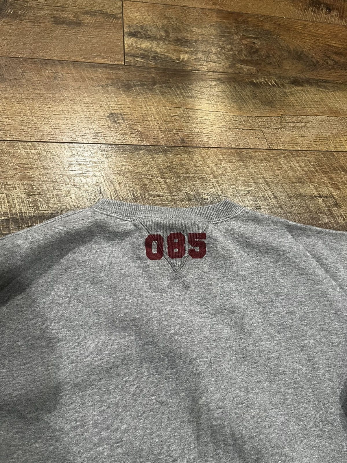 Tommy Hilfiger Vtg 90s Hilfiger Athletics Reverse Weave Crewneck Grey XL Size US XL / EU 56 / 4 - 6 Thumbnail
