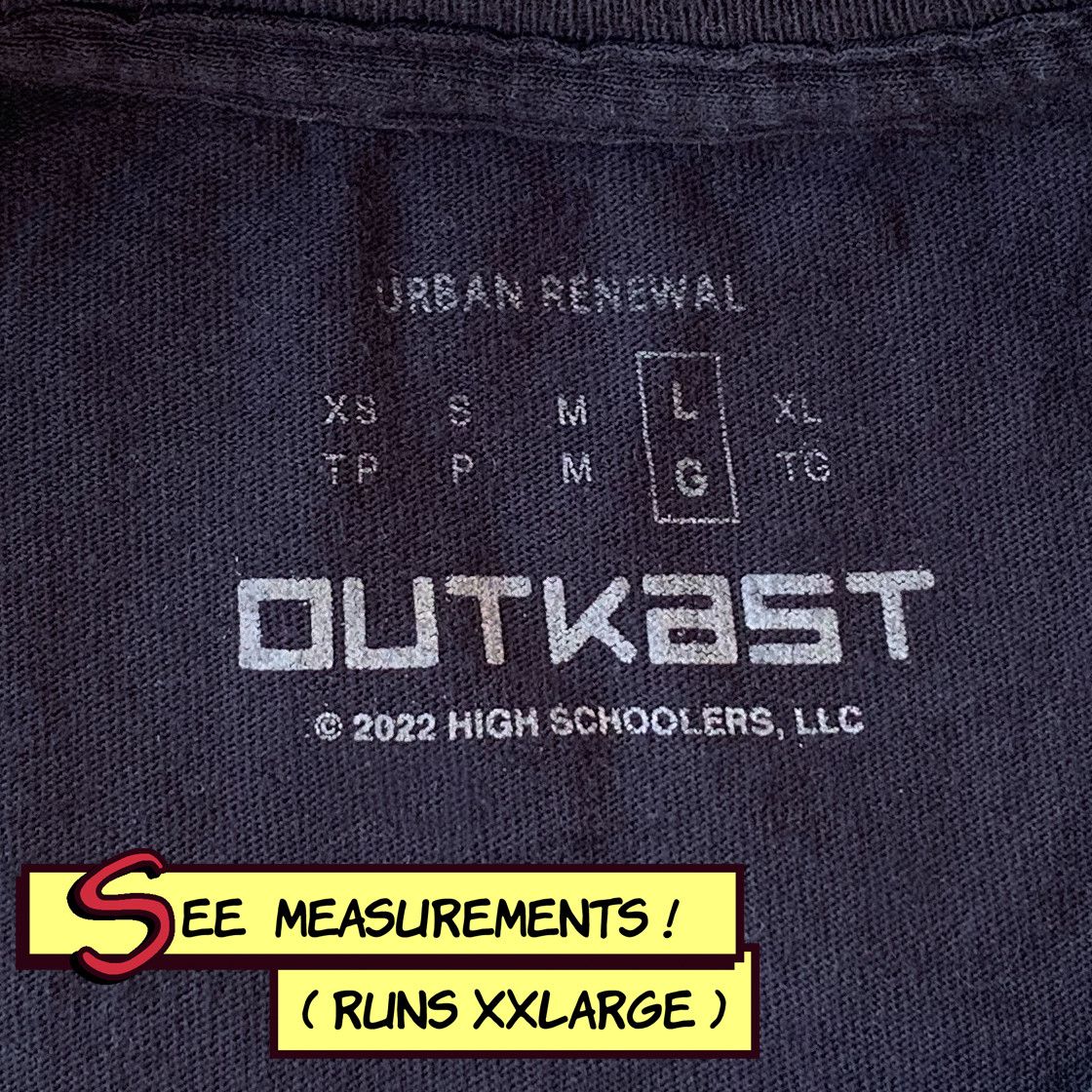Urban Renewal OUTKAST ATLIENS T Shirt Band Tee Y2K Hip Hop Rap Oversize Size US XXL / EU 58 / 5 - 5 Thumbnail
