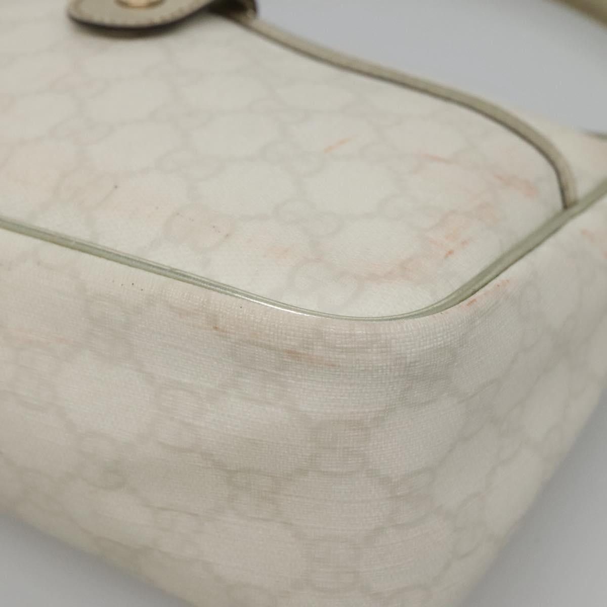 Gucci GUCCI GG Supreme Shoulder Bag Pvc White Gold Size ONE SIZE - 10 Thumbnail