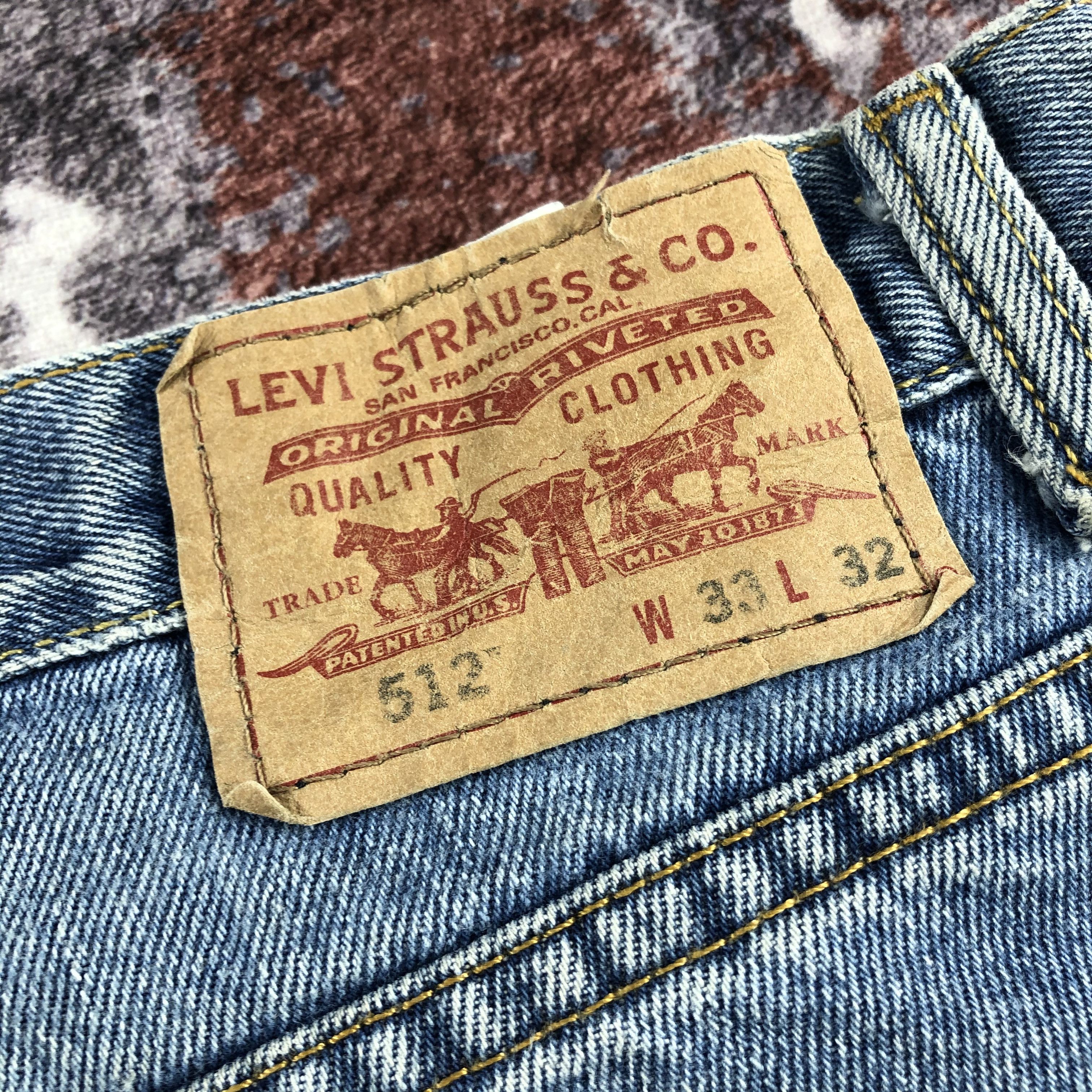 Levi's × Vintage Vintage Blue Wash Levis 512 Jeans-JM2484 Size US 34 / EU 50 - 7 Thumbnail