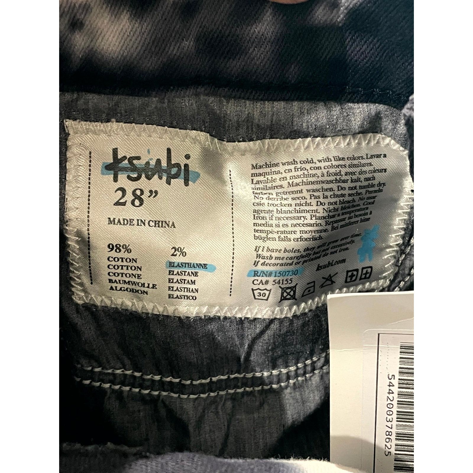 Ksubi Ksubi Black & White Tie Dye Jeans Size US 28 / EU 44 - 3 Thumbnail