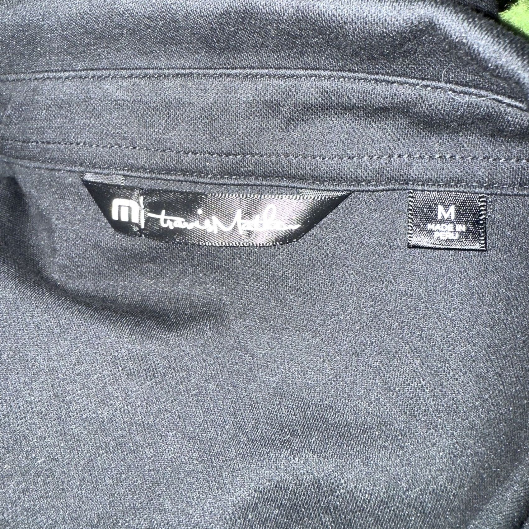 TravisMathew Travis Mathew Black Athletic Polo Shirt Mens Size M Size US M / EU 48-50 / 2 - 4 Thumbnail